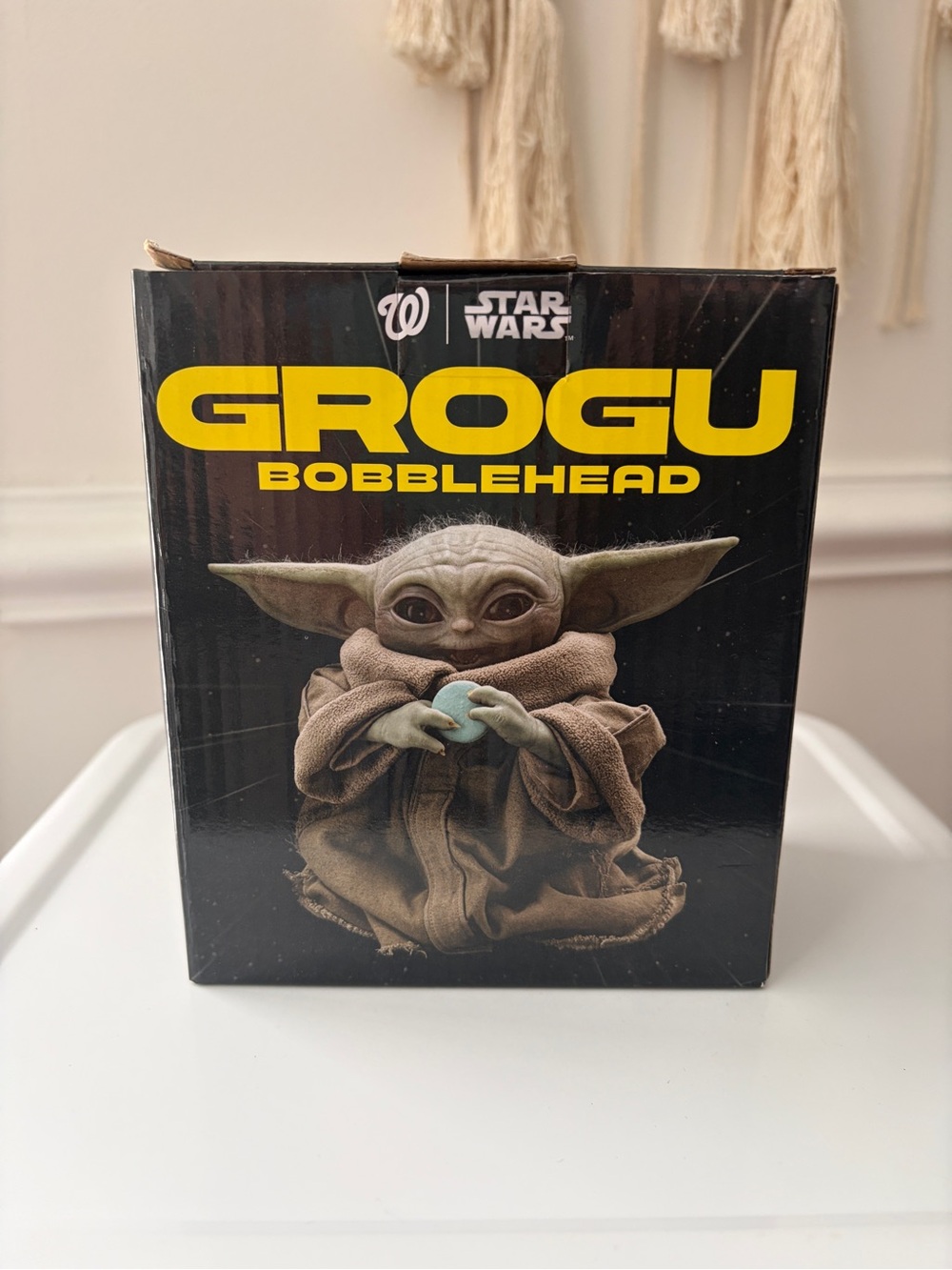 Star Wars Grogu Bobblehead - Black, Yellow & Brown Washington Nationals